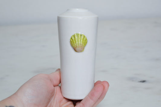 Bottle Vase Sunrise Shell - Green