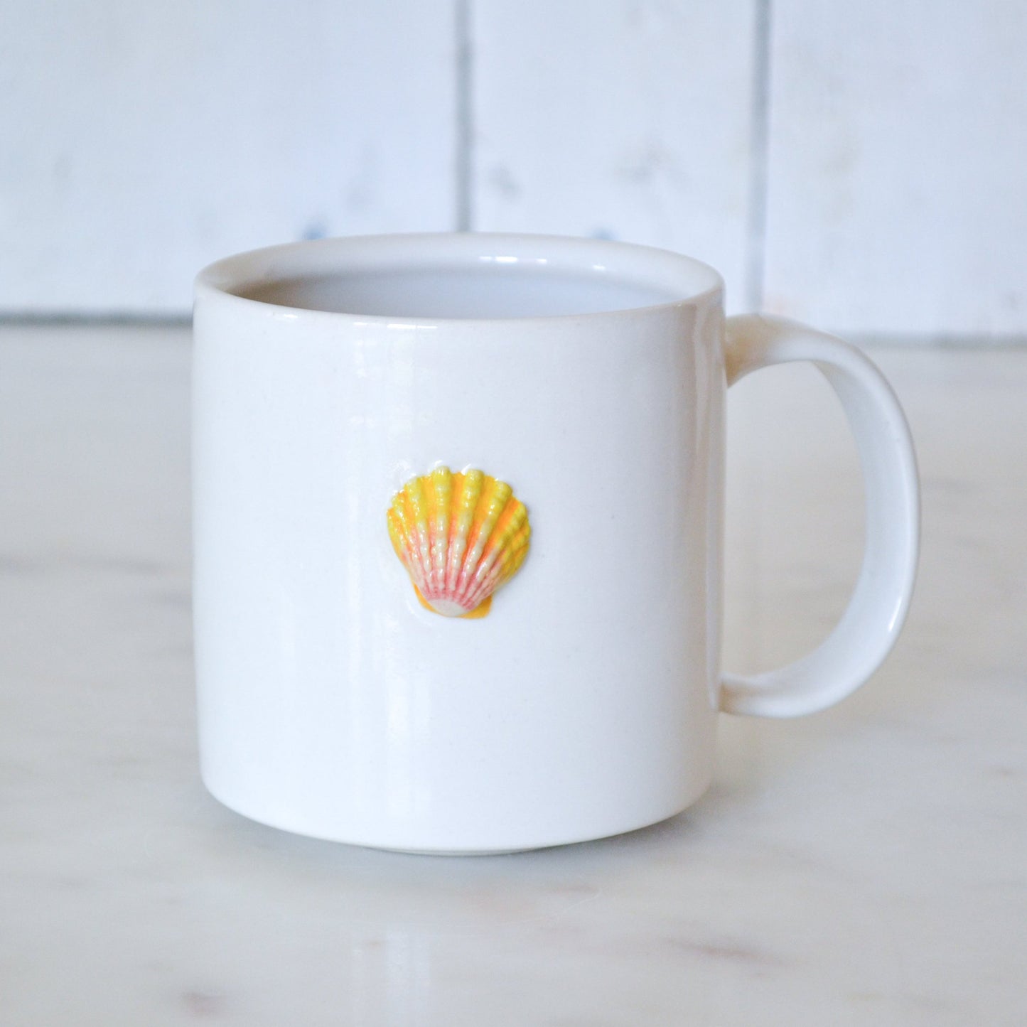 Sunrise Shell Mug Yellow