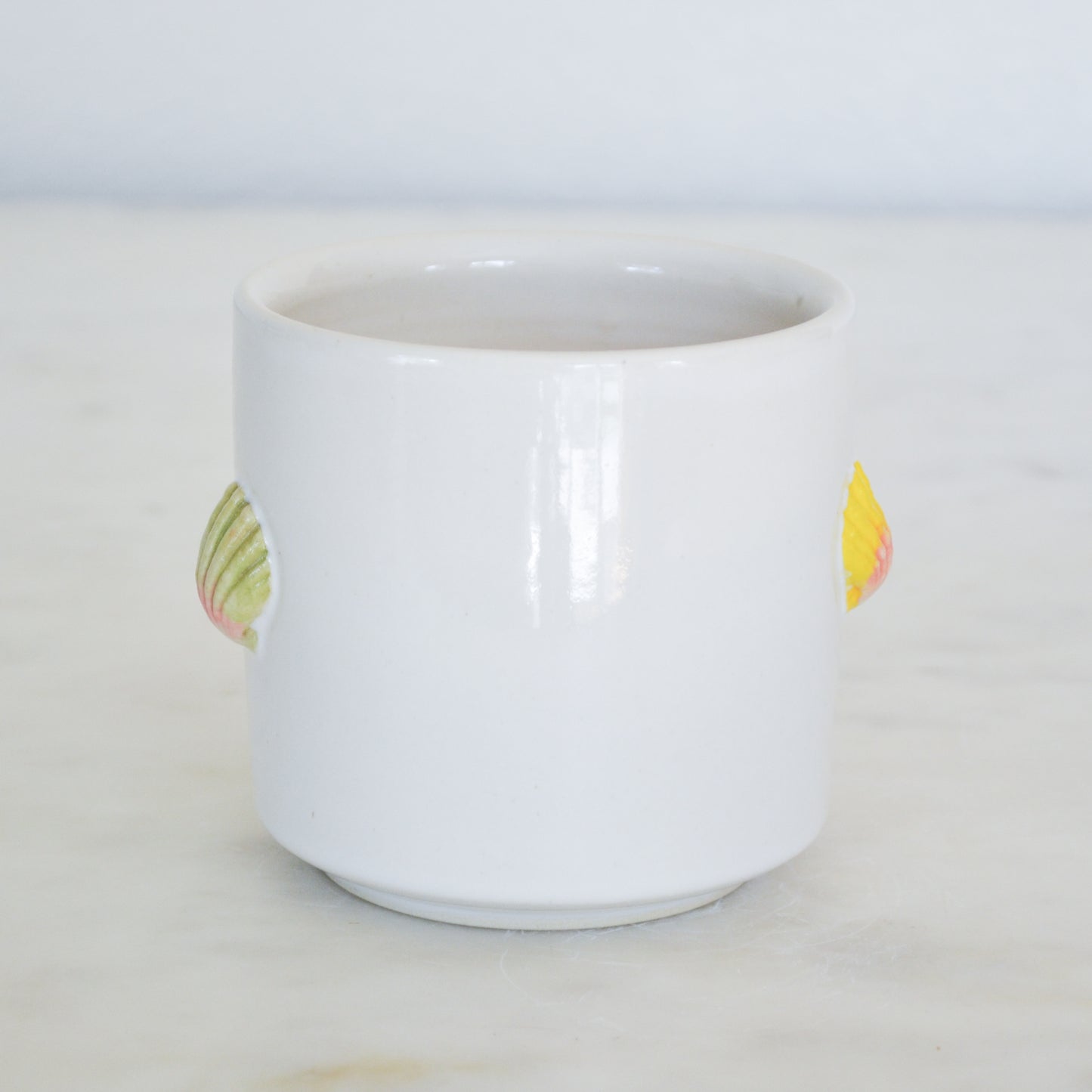 Sunrise Shell Mug Yellow and Green