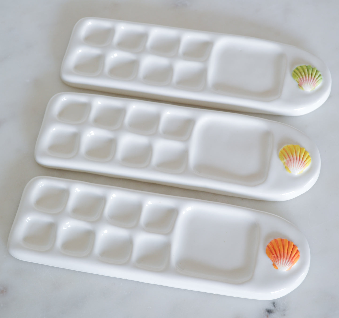 Sunrise Shell Paint Palette