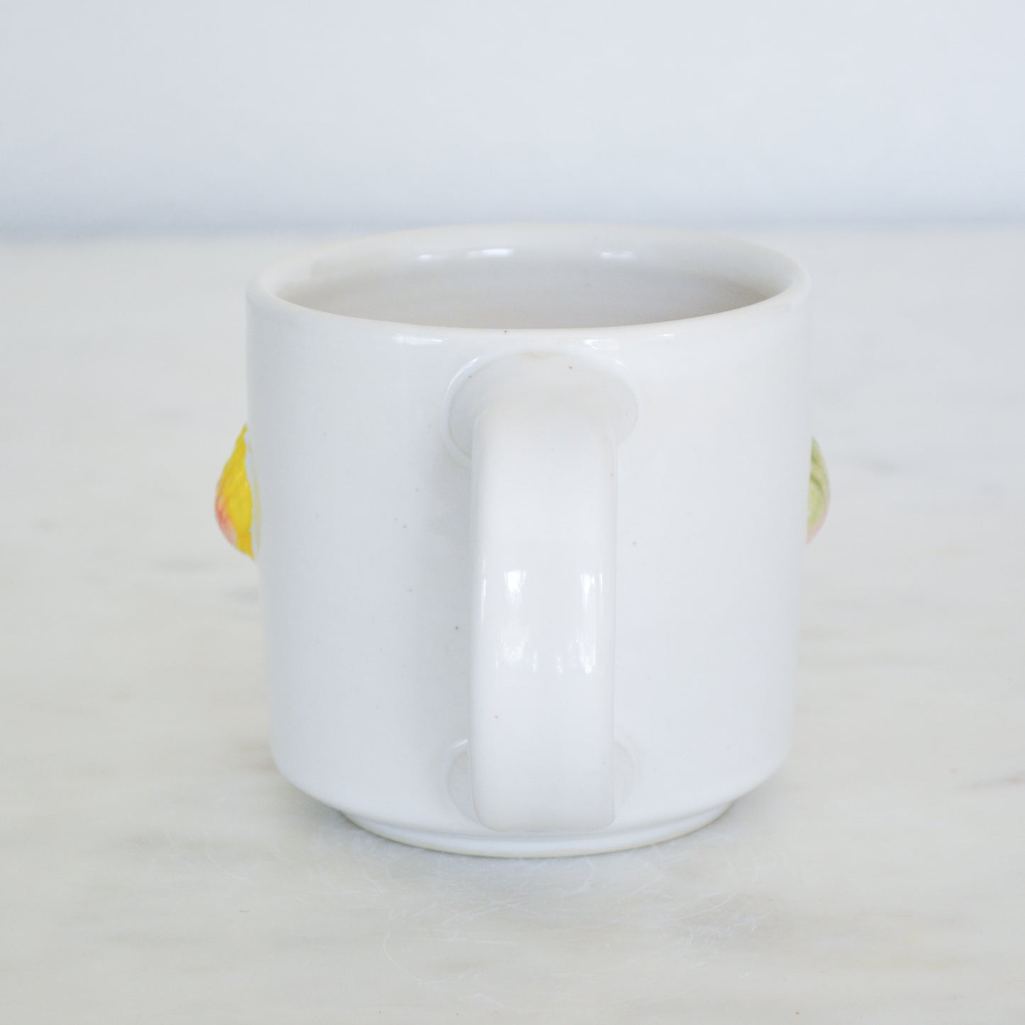 Sunrise Shell Mug Yellow and Green