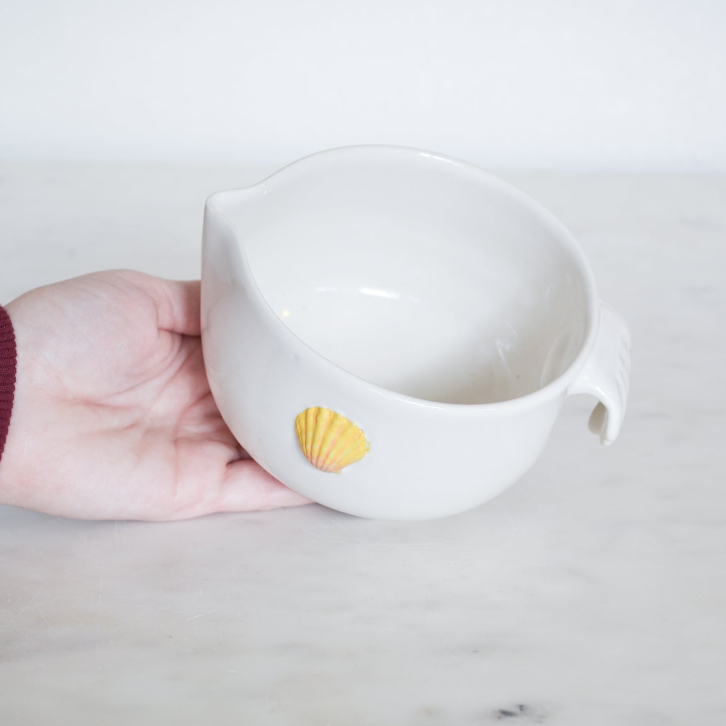 Sunrise Shell Matcha Bowl