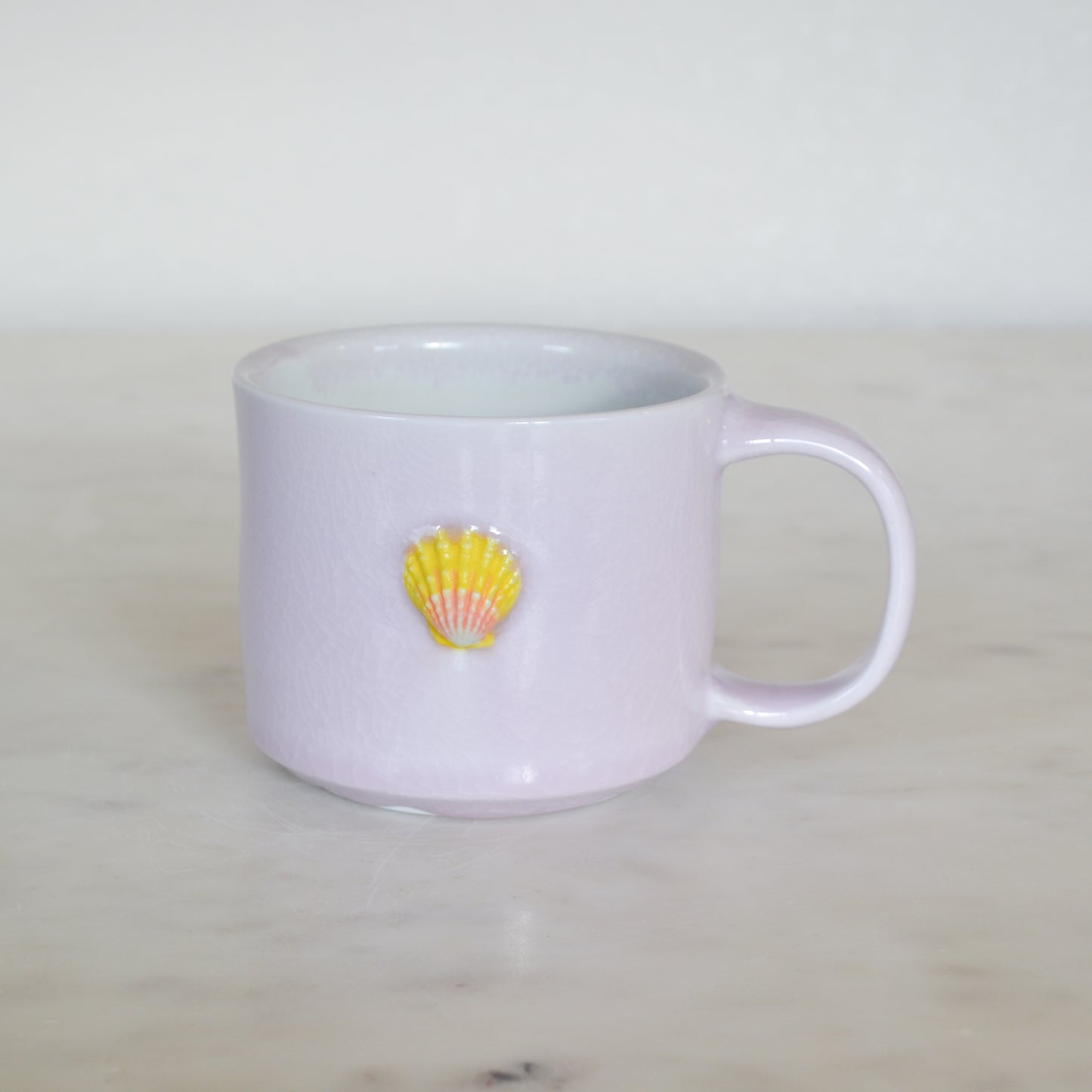 Sunrise Shell Pink Celadon Mug