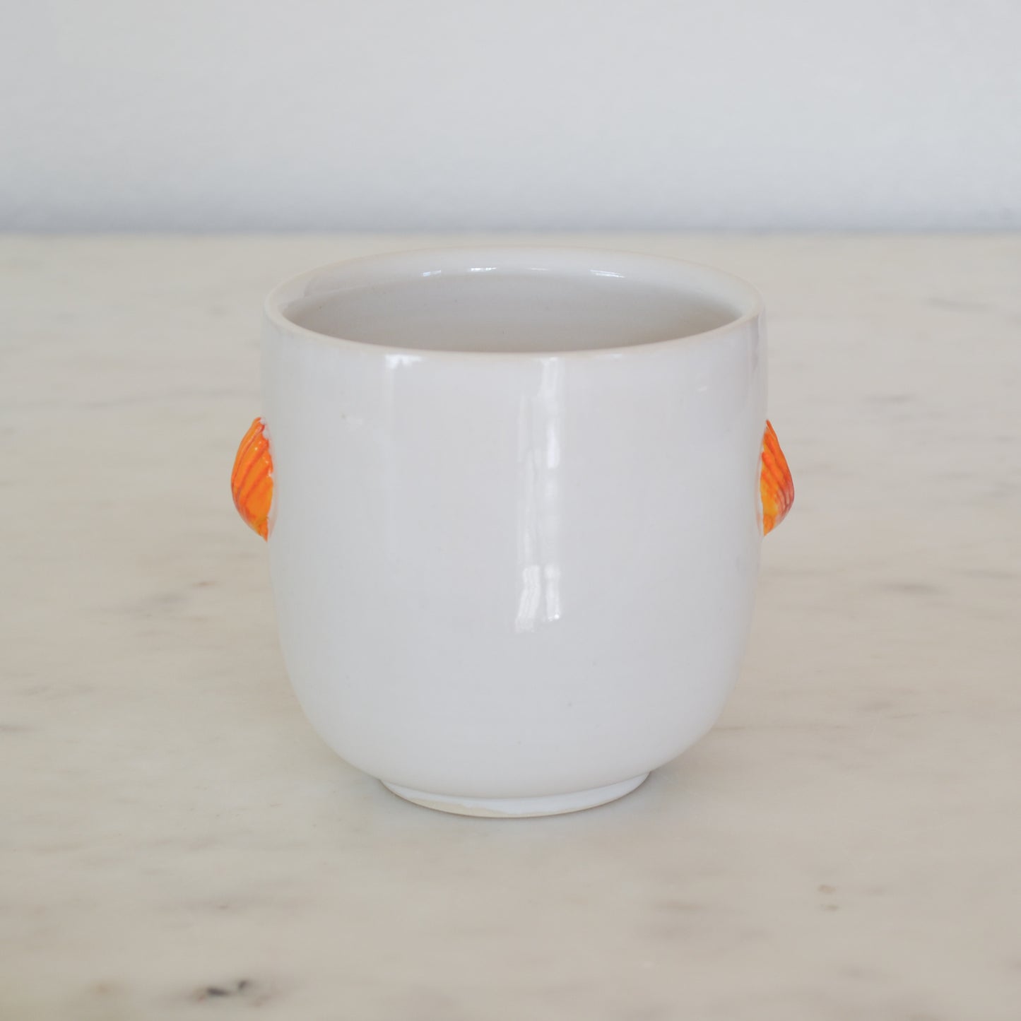 Sunrise Shell Mug Orange Rounded