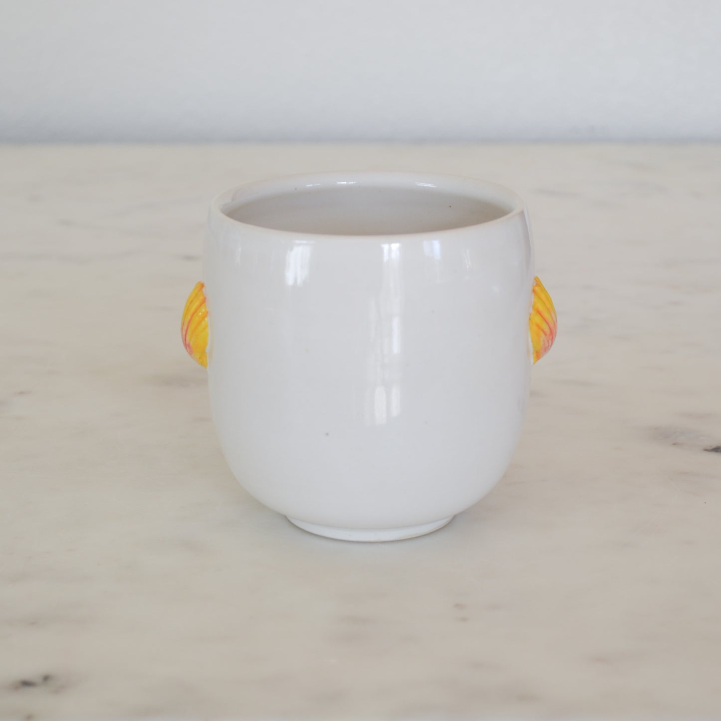 Sunrise Shell Mug Yellow Rounded