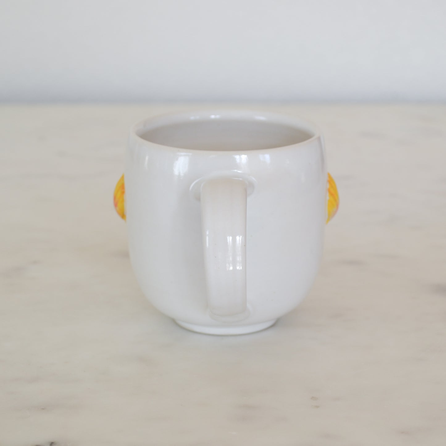 Sunrise Shell Mug Yellow Rounded