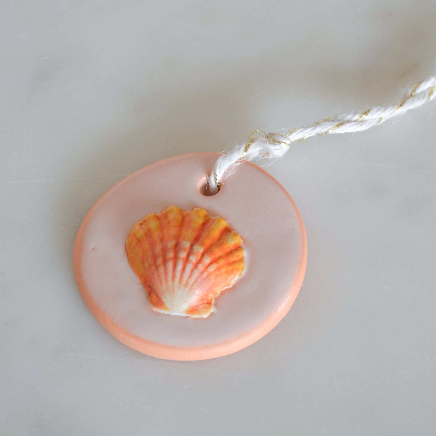 Sunrise Shell Charm