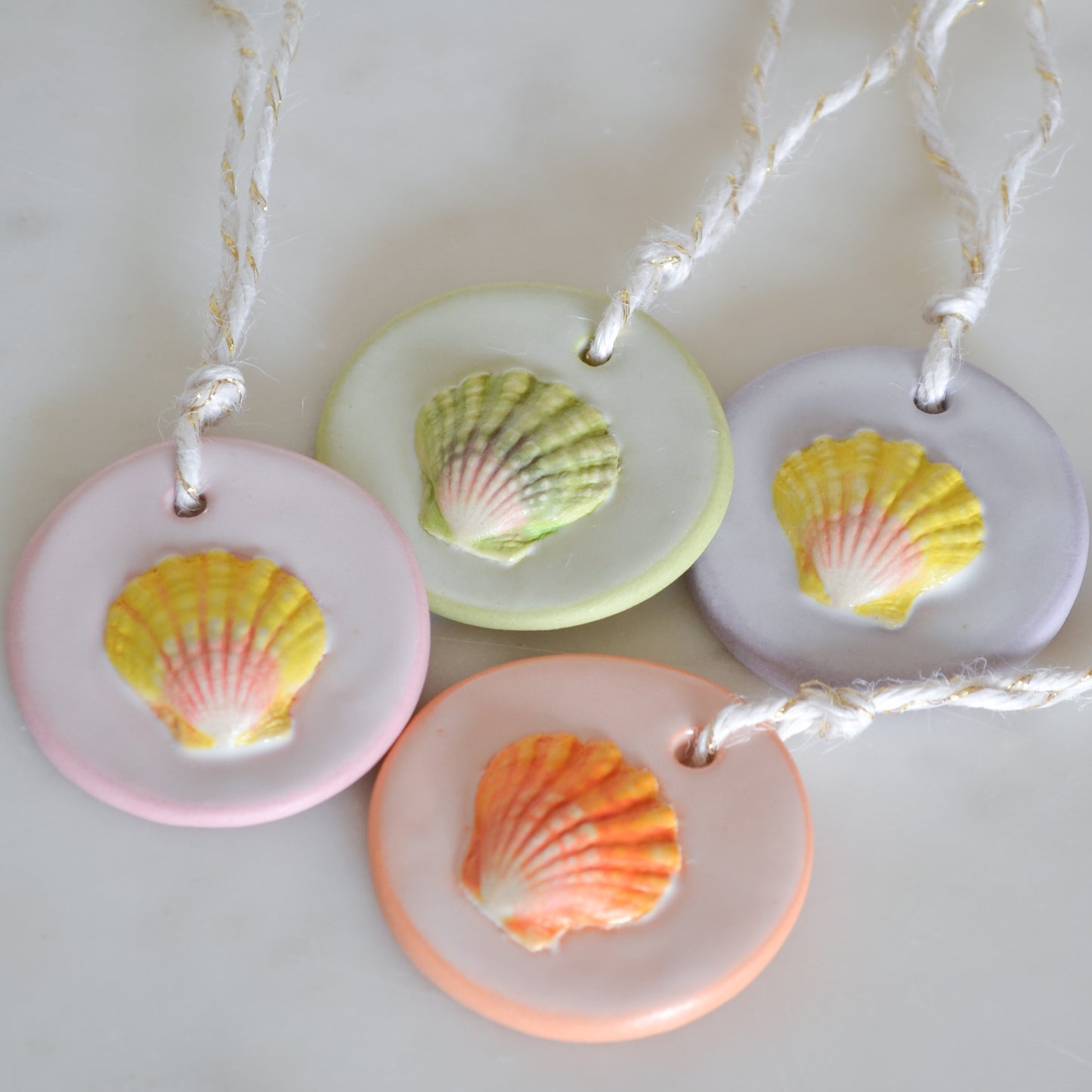 Sunrise Shell Charm