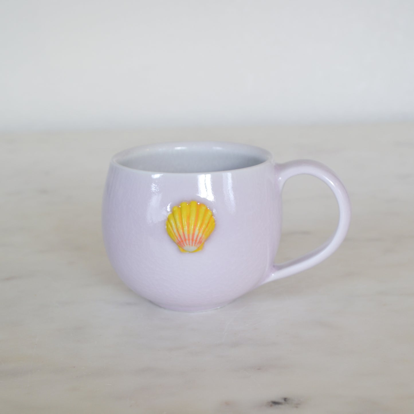 Sunrise Shell Pink Celadon Mug